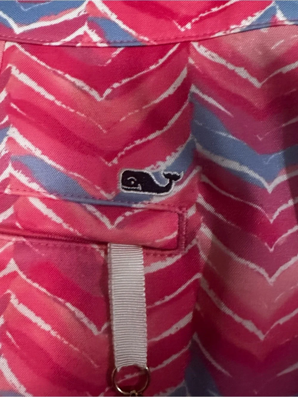 Vineyard Vines Women’s Printed Whale Tail Golf Skort Pink Size 4 EUC $118 Skirt